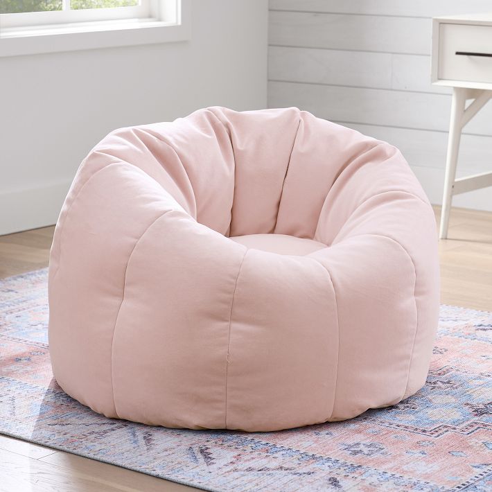 Everyday Velvet Rose Donut Round Lounger | Pottery Barn Teen