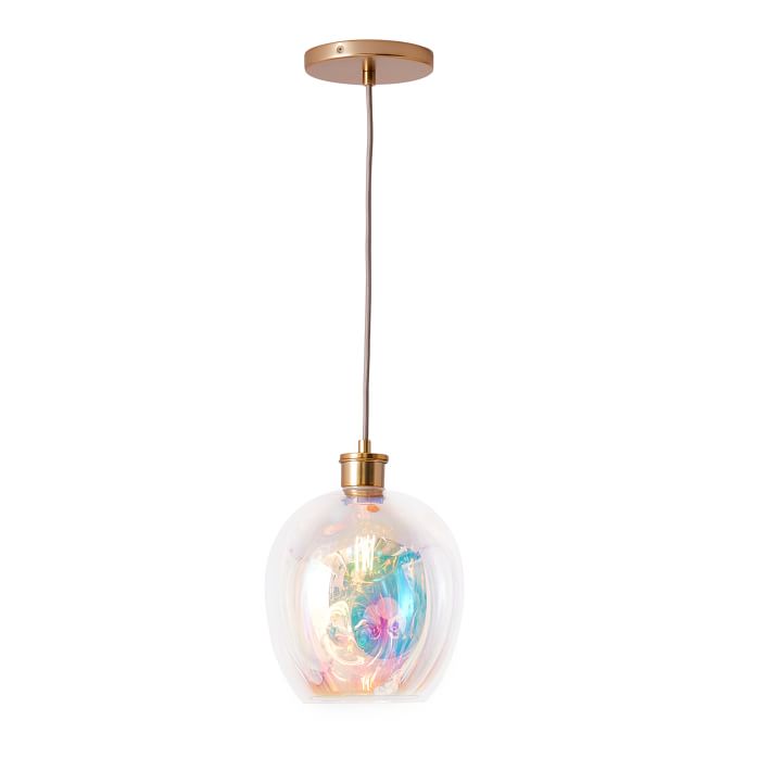 The Iridescent Waterfall Glass Bubble Chandelier