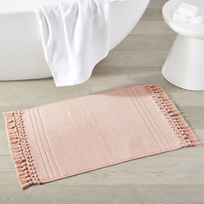 Classic Tassel Bath Mat Pottery Barn Teen