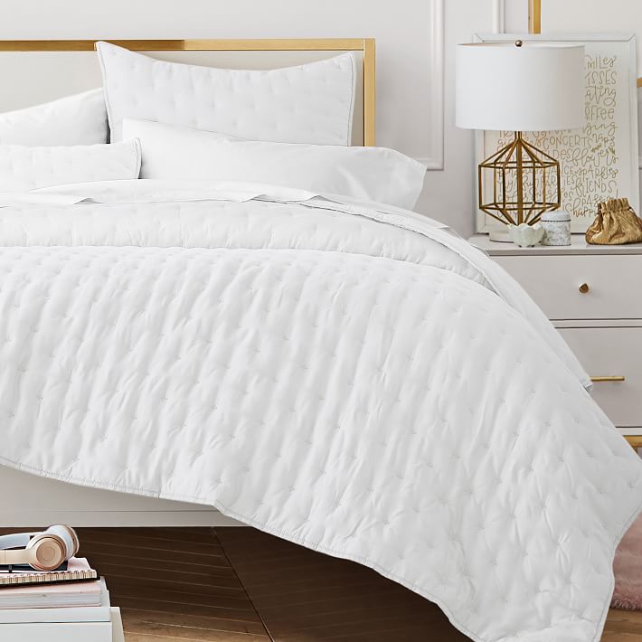 Amelia Tencel Girls Quilt + Sham | Pottery Barn Teen