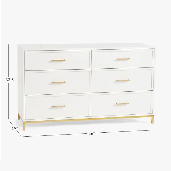 Blaire 6-Drawer Wide Dresser | Pottery Barn Teen