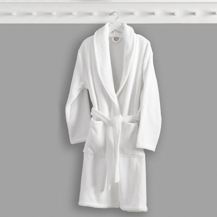 Cotton Plain Luxury Bath Robe, Size: Free