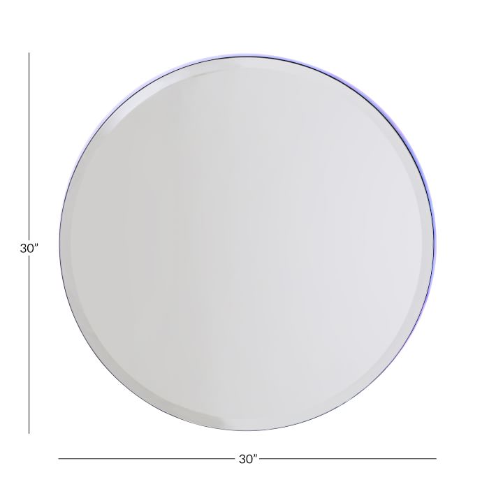 Ombre Ambient Backlit LED Mirror Pottery Barn Teen