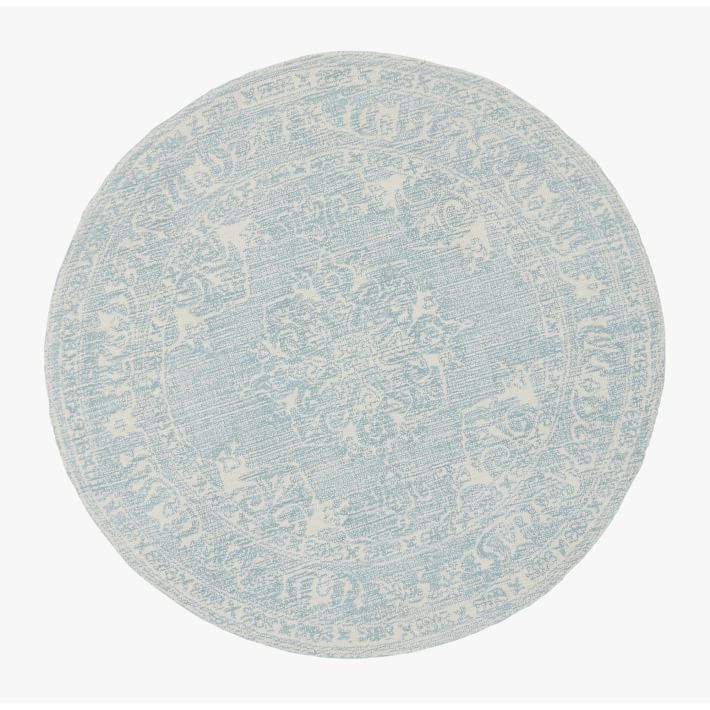 Astrid Tufted Wool Round Rug | Pottery Barn Teen