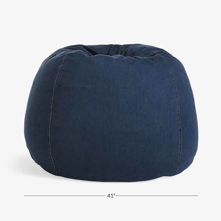 Wrangler® Denim Bean Bag Chair Pottery Barn Teen
