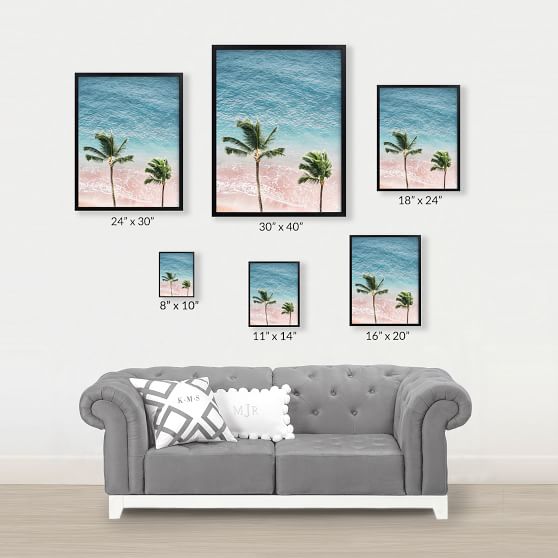 Minted® Island Palms 1 Framed Art by Kamala Nahas Pottery Barn Teen
