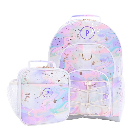 Gear-Up Marble Blush Gold Lunch Boxes