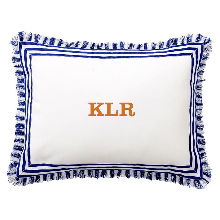 Monogrammed pillow case