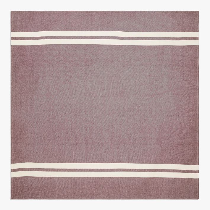 Striped Organic Cotton Bed Blanket
