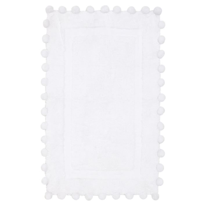 PomPom Bath Mat Pottery Barn Teen
