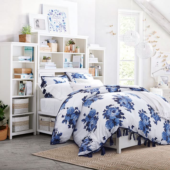 Pottery Barn Teen Beadboard Queen Storage Bed, 35% Off