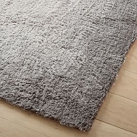 Ombre Performance Shag Rug - Light Gray | Pottery Barn Teen