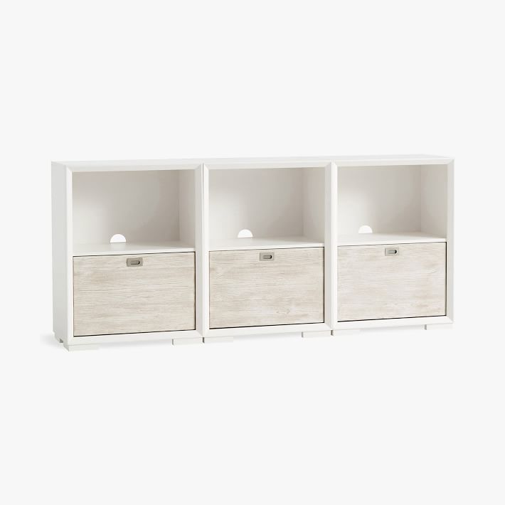 Callum 75&quot; Triple 1-Drawer Wide Storage Cabinet