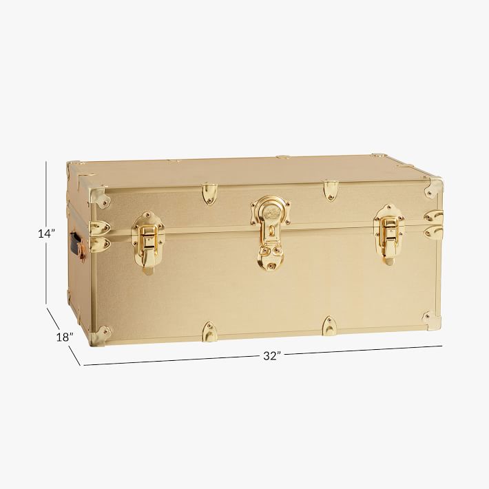 Metallic Standard Trunk | Pottery Barn Teen