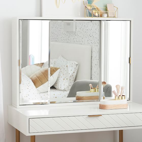 Jennings Small Space Vanity Desk | Pottery Barn Teen