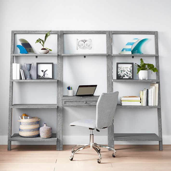 Small Bookshelf for Desktop Storage, Mini Narrow Desk White