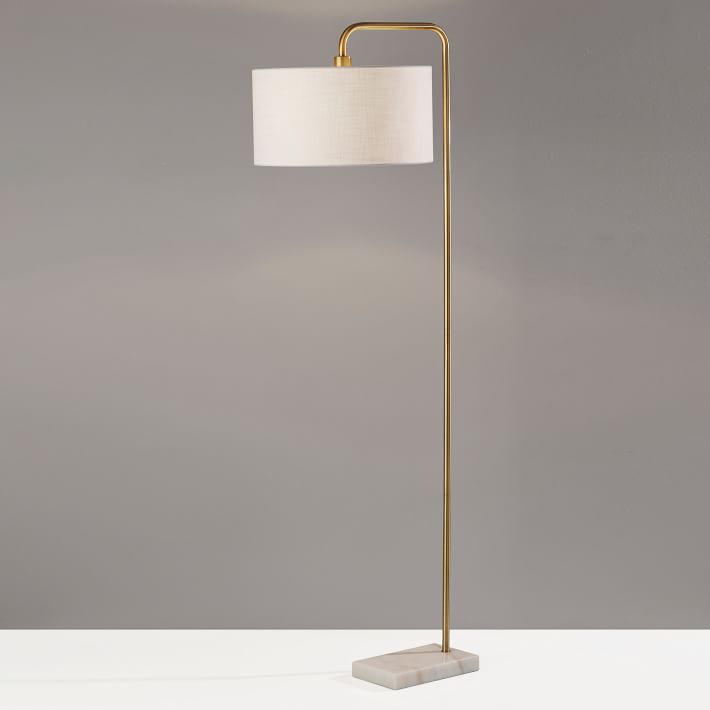 Marble Base Floor Lamp | Pottery Barn Teen