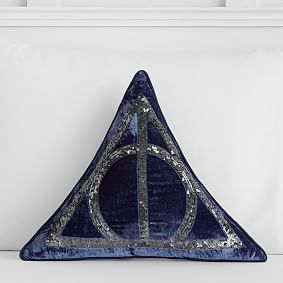 HARRY POTTER™ DEATHLY HALLOWS™ Boys Pillow | Pottery Barn Teen