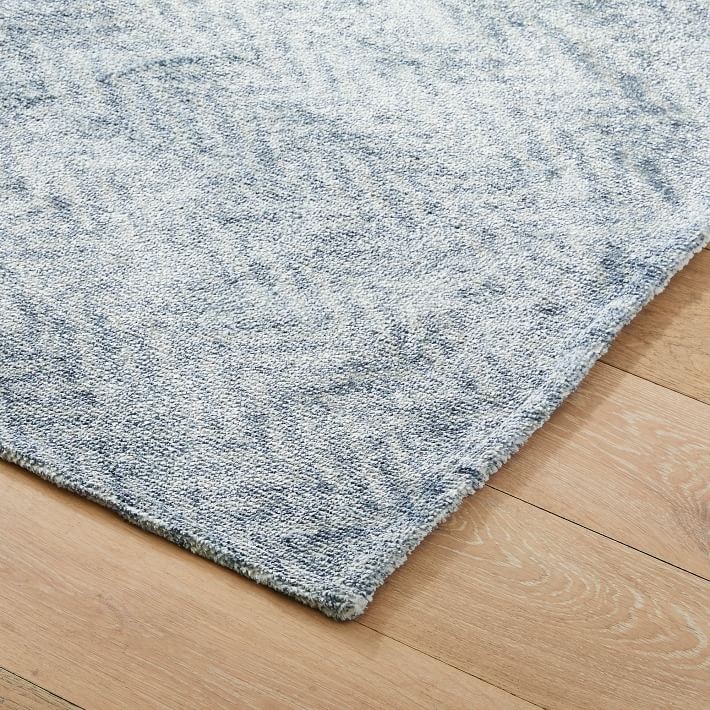 Herringbone Washable Rug Faded Navy Pottery Barn Teen
