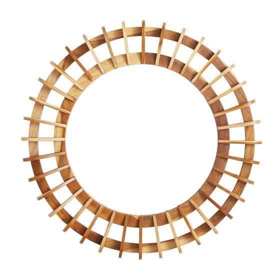 Pottery Barn Small Circles Mirror - AptDeco