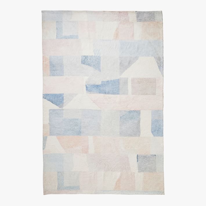 west elm x pbdorm Shapes Washable Rug Pottery Barn Teen