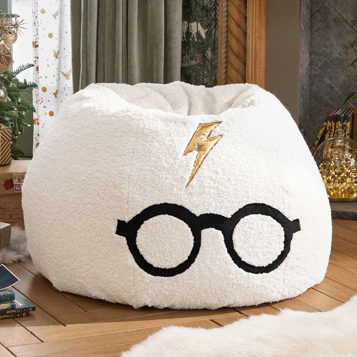 Harry Potter Lightning Bolt Glasses Bean Bag Chair Slipcover Only