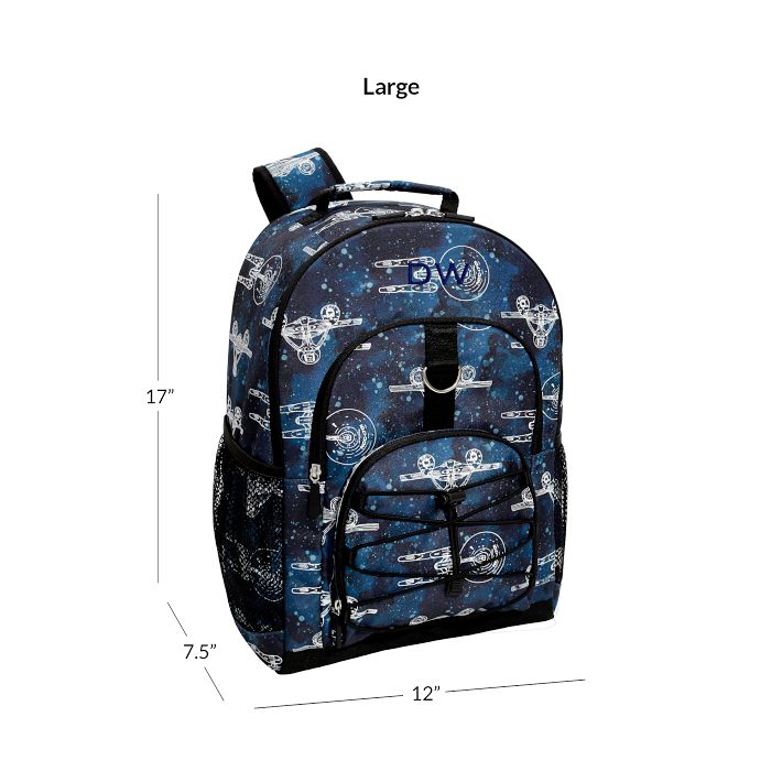 Gear-Up Drip Painting Blue Glow-in-the-Dark Backpack
