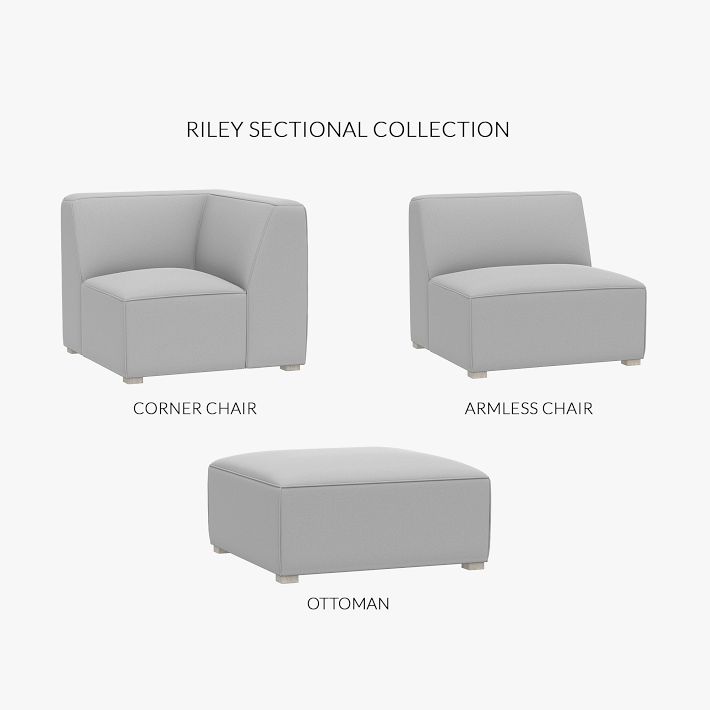 Build Your Own Riley Sectional Sofa Teen Sofa Pottery Barn Teen