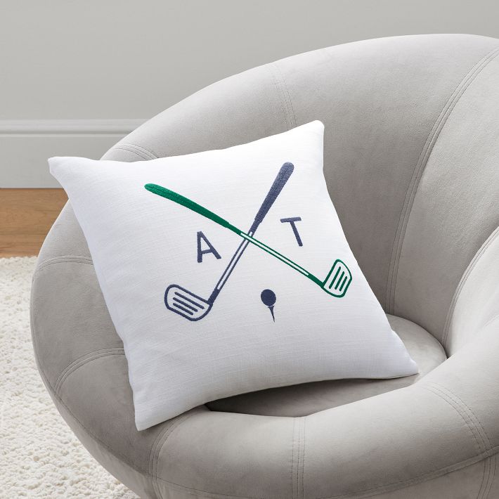 Embroidered Pillow Cover-monogram Pillow-lumbar Pillow-pillow 