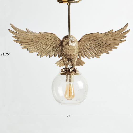 Harry Potter™ Hedwig™ Pendant | Pottery Barn Teen