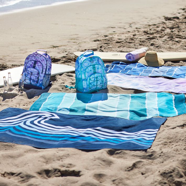 Personalized Beach Towel - Tie-Dye Fun