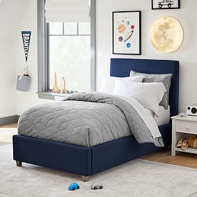 Carter Square Upholstered Storage Bed | Pottery Barn Teen