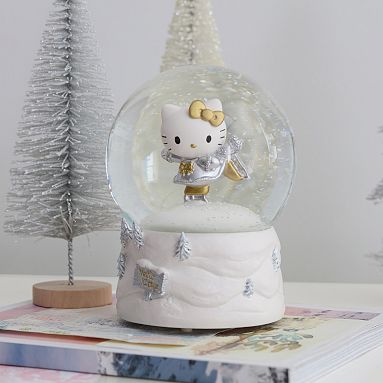 Kawaii Inspired Snowglobe Strawberry Kitty Gifts for Her Handmade