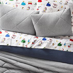 Peanuts® Snoopy® Organic Percale Sheet Set | Pottery Barn Teen