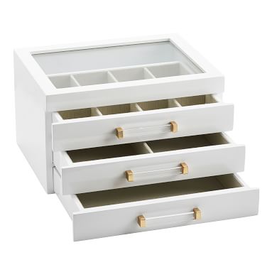Elle Lacquer Jewelry Display Box | Jewelry Storage | Pottery Barn Teen