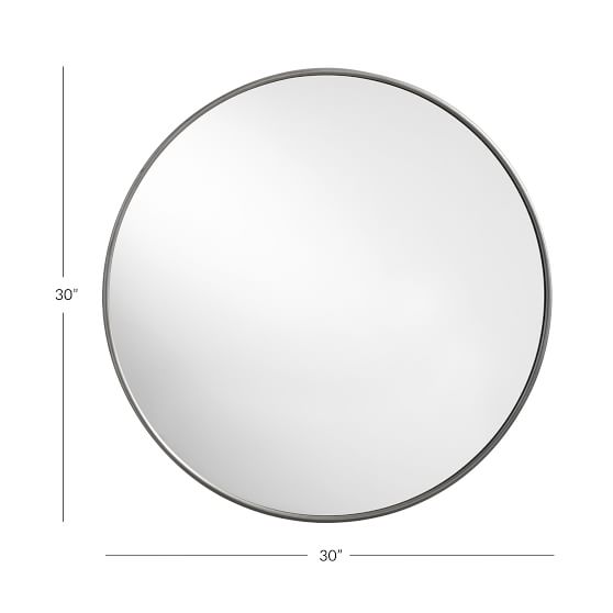 Metal Framed 30” Round Mirror | Pottery Barn Teen