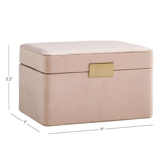 Velvet Blush Jewelry Box Pottery Barn Teen