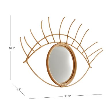 Eye Decorative Mirror Pottery Barn Teen   Eye Mirror M 