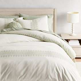 Pottery barn jacquard store duvet