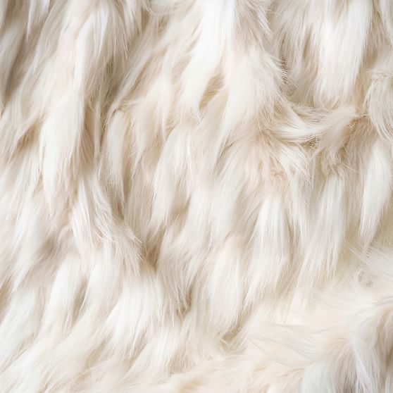 Winter Fox FauxFur Bean Bag Chair Pottery Barn Teen