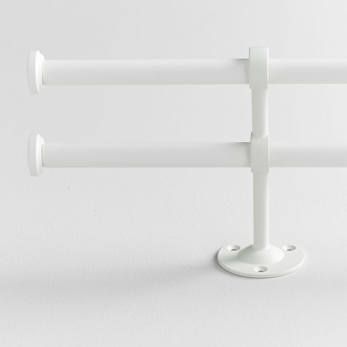 Classic Steel Curtain Rods Window Hardware Pottery Barn Teen