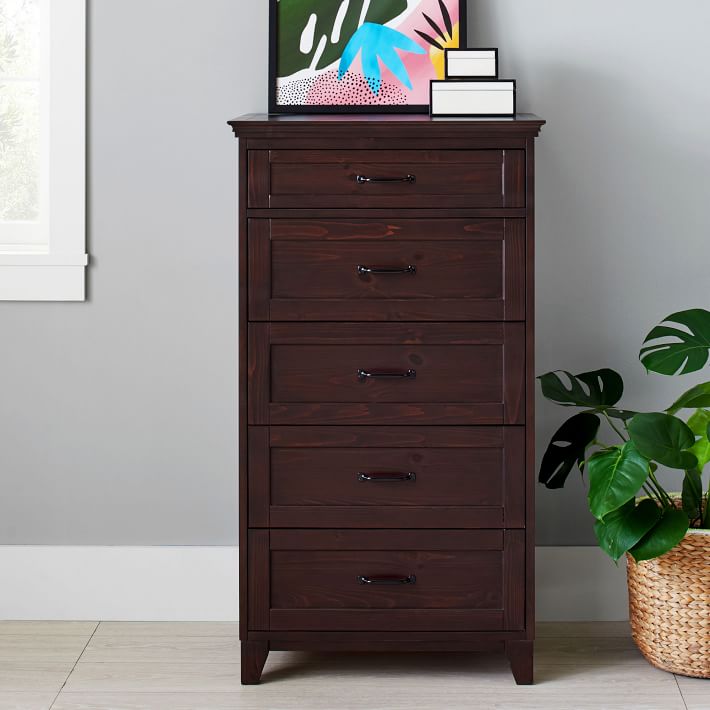 Ebern Designs Limmie Dresser for Bedroom with 5 Drawers, Tall