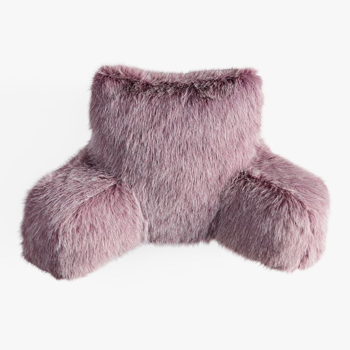 Faux fur cheap backrest