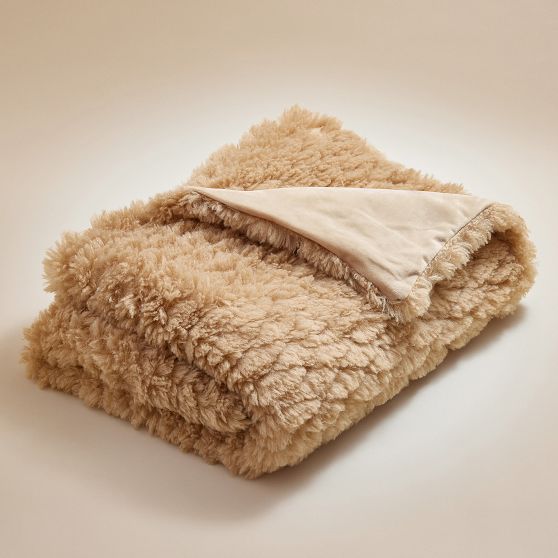 St. Jude Cloud FauxFur Throw Pottery Barn Teen