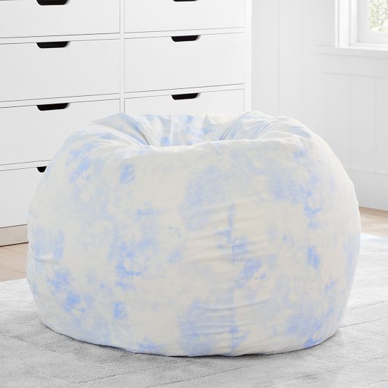 Easy Breezy Blue TieDye Bean Bag Chair Pottery Barn Teen