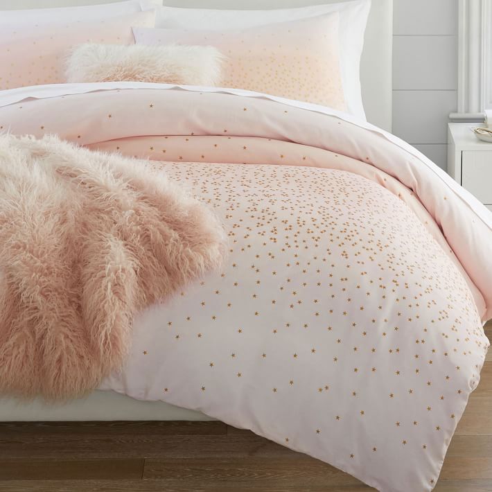 Pottery barn clearance pink duvet cover