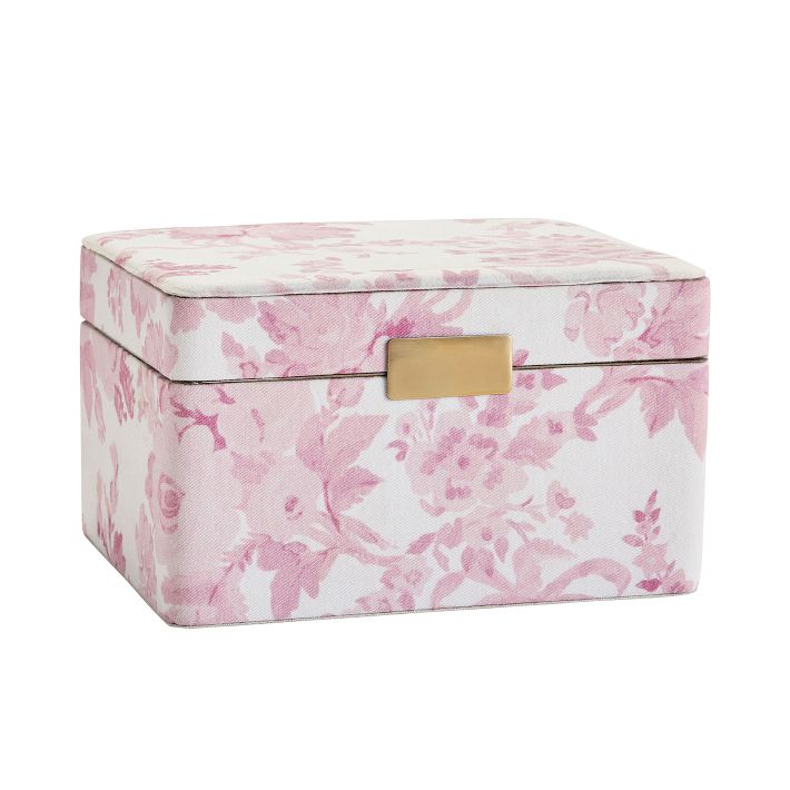 LoveShackFancy Pink Floral Jewelry Box