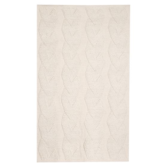 Cable Knit Rug | Teen Rug | Pottery Barn Teen