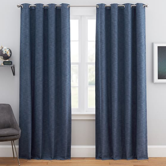 Seaton Grommet Blackout Curtain Teen Curtains Pottery Barn Teen