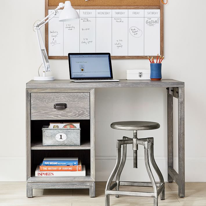 Rowan 1-Drawer Single Pedestal Desk